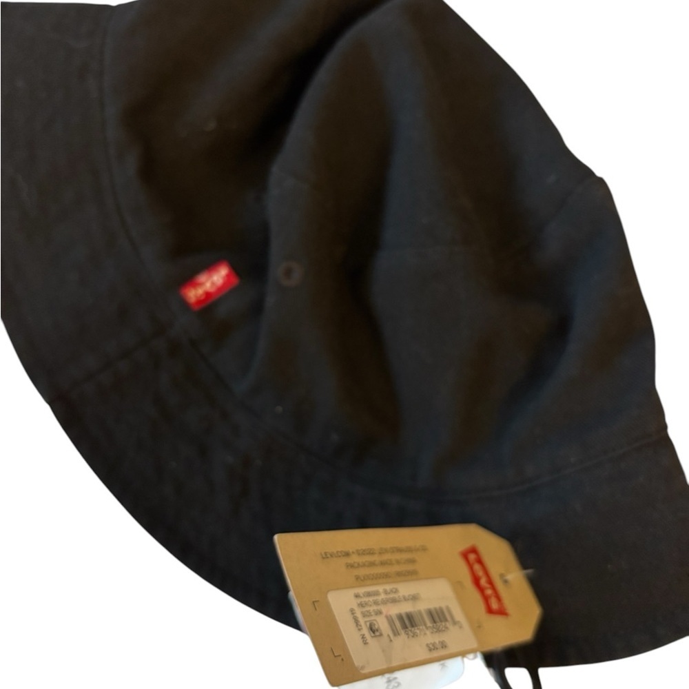 Levi’s Classic reversible bucket hat Gray/Black Measures 22” around. Small/Med - Picture 5 of 9